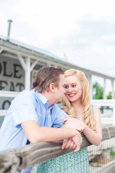 Olde Town Arvada Vintage Great Gatsby Engagement Session