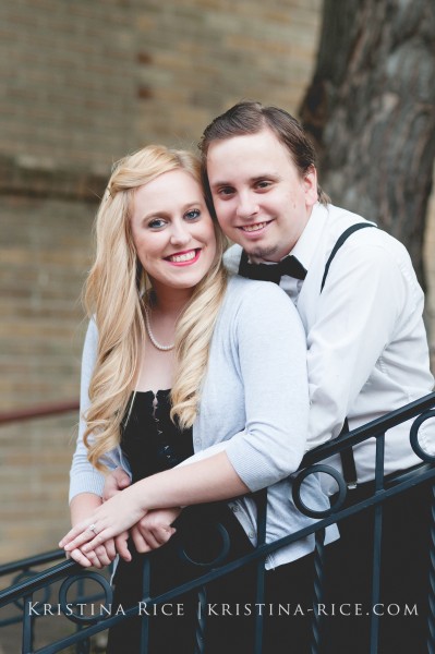 Olde Town Arvada Vintage Great Gatsby Engagement Session